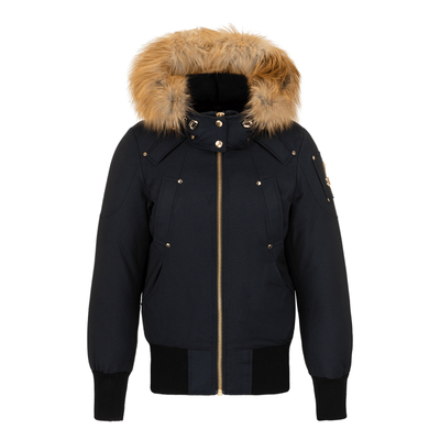 女士简约短款羽绒外套飞行员夹克