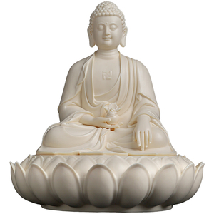 陶瓷药师佛客厅收藏品艺术品摆件