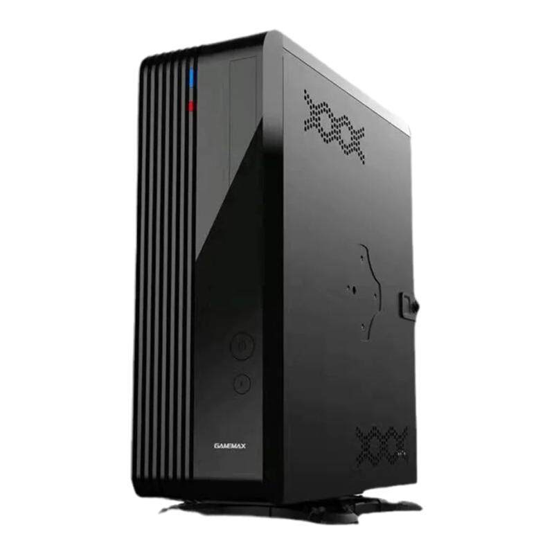 GAMEMAX游戏帝国小灵越ITX桌面台式MINI机箱电源套装立卧两用