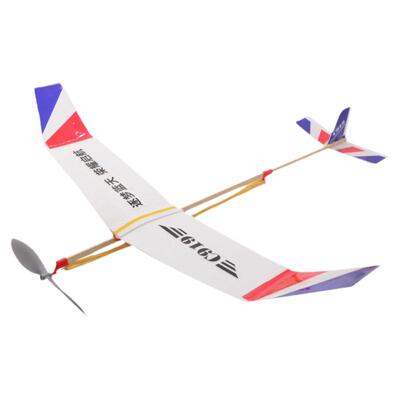C919超大橡皮筋动力滑翔机DIY拼装航模比赛橡筋滑翔机模型玩具