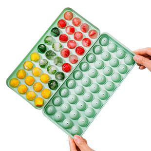 冻冰块模具家用食品级冰球冰格制冰盒自制圆形软硅胶商用储冰神器