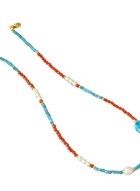 国风复古玛瑙磷灰石手工新款项链