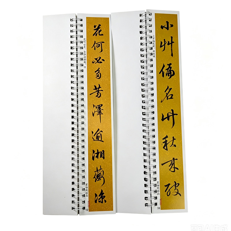 梁诗正行书字帖成人控笔铁圈装