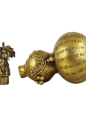 万福葫芦黄铜质纳福招财摆件