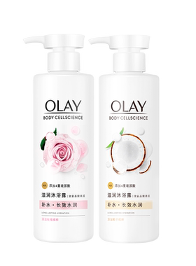 OLAY沐浴露添加玻尿酸男女士秋冬身体清洁椰奶香玉兰油
