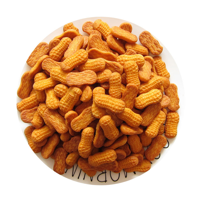 福旗小花生奶香曲奇小饼干奶香口味儿童饼干糕点休闲零食10斤整箱