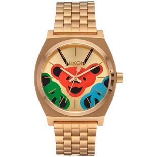 代购Nixon尼克松跳舞小熊限量联名款时尚潮流个性男女小金表A1341