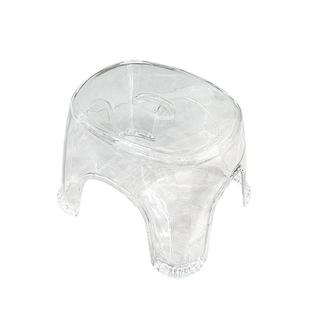 亚克力透明小凳子家用门口换鞋凳塑料加厚矮凳卫生间浴室厕所板凳