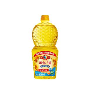 多力葵花籽油黄金3益238ml家用食用油好油清亮健康小瓶家用炒菜