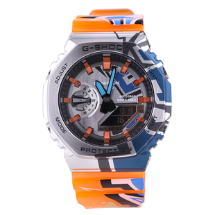 卡西欧生肖马年限定 GSHOCK农家橡树金属壳光能蓝牙手表 GBM-2100