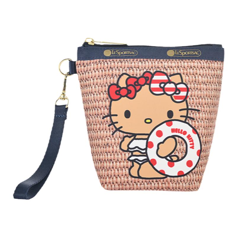 LeSportsac乐播诗HELLOKITTY合作系列凯蒂猫可爱手拿包化妆手抓包