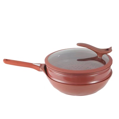 紫陶中国大陆煎炒锅欧洛德陶瓷