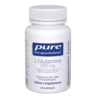 美国pure倍宜谷氨酰胺胶囊500mg l-Glutamine 500 Mg调理肠胃肠漏
