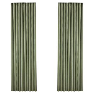 新款超柔雪尼尔加厚遮光羊绒窗帘客厅卧室隔热遮阳法式奶油风布帘