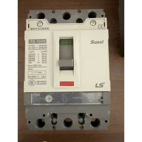 〔议价-可维修〕Susol TD100N塑壳断路器 3P 63A 韩 工业自动化备