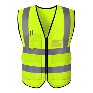 反光安全背心马甲建筑工程高亮工地工人安全反光衣服外卖印字LOGO