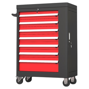 加强款五金汽修工具车多功能车间工具柜加厚移动带抽屉维修小推车