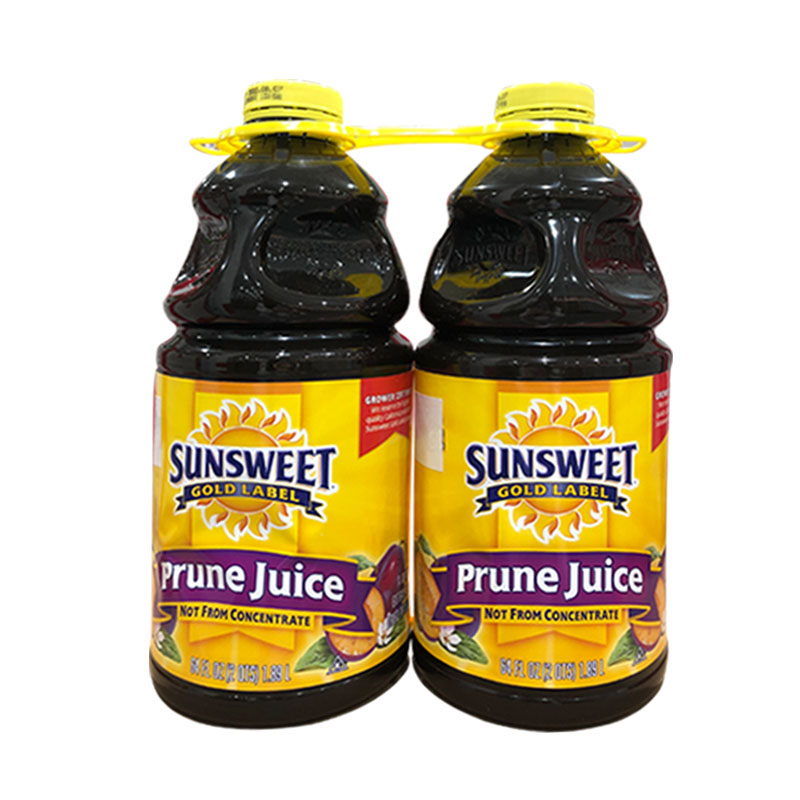现货上海Costco日光牌Sunsweet纯西梅汁健肠排便孕妇可饮料1.89升