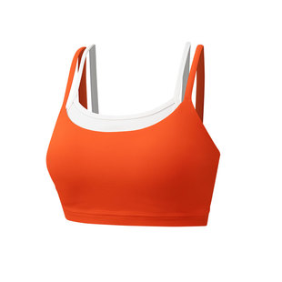 Layered 女士假两件吊带运动内衣 C/D丨lululemon丨LW2EZ6S
