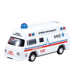 回力合金声光救护车消防车警车声效灯光儿童玩具六一礼物