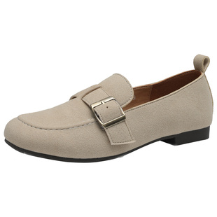 大东勃肯鞋2026春季新款时尚休闲女鞋软底一脚蹬低跟乐福鞋女单鞋