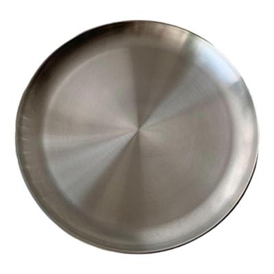 ins网红甜品店不锈钢盘子