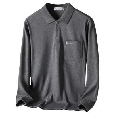 长袖中老年爸爸装纯棉加厚2件装