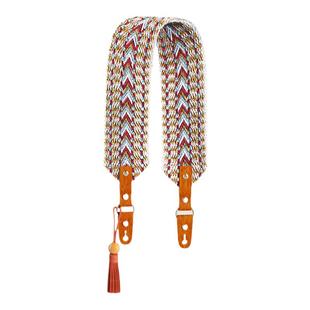 万兀creation 见月明咖杯杯 编织背带流苏配饰