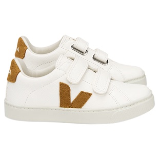 alacofly&VEJA 进口男女儿童撞色低帮三魔术贴小白鞋板鞋运动鞋