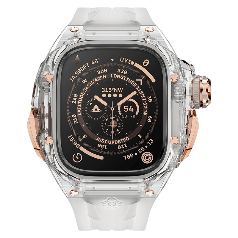 古德康赛透明改装保护壳套适用applewatch苹果ultra2/3表壳表带