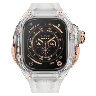 古德康赛透明改装保护壳套适用applewatch苹果ultra2/3表壳表带