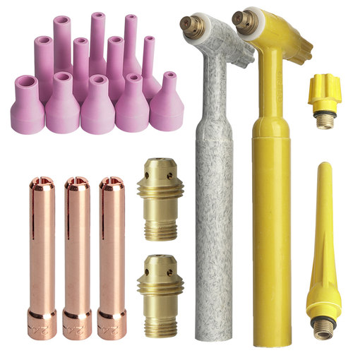 QQ150A氩弧焊枪配件大全瓷嘴钨针夹头TIG氩气亚弧焊机导流件焊嘴