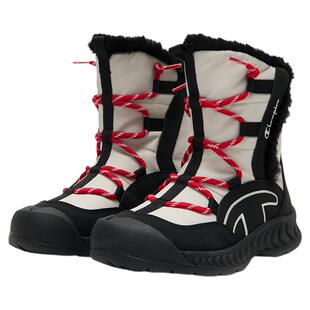 Champion冠军男女大小童鞋25冬季新款毛绒魔术贴高帮加绒雪地靴