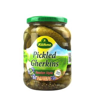 Kuhne Pickled Gherkins德国进口冠利酸青瓜腌黄瓜罐头酸腌菜沙拉