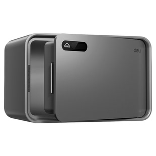 得力保险箱家用小型2026年新款蓝牙解锁自动开门小保险箱入衣柜防盗家用首饰保管箱20cm全钢箱体家庭保险柜