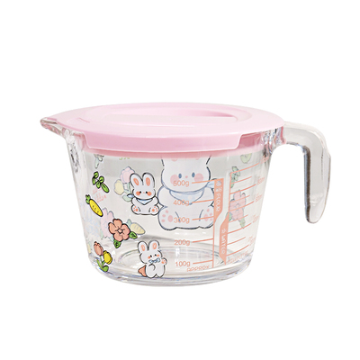 烘焙量杯耐高温玻璃带刻度食品级