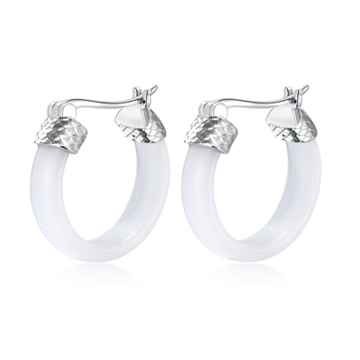 美颂之光新中式天然玉石玛瑙耳饰