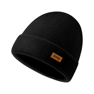 jeep吉普帽子男款加绒加厚防寒2025冬季毛线帽骑行护耳保暖针织帽