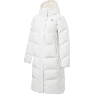 李宁火锅羽绒服丨女款冬季长款鸭绒衣服加厚保暖上衣连帽运动外套