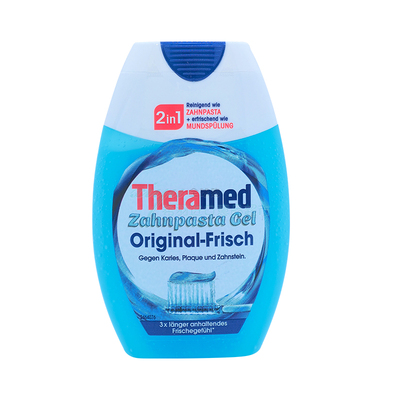 德国Theramed汉高二合一牙膏含氟