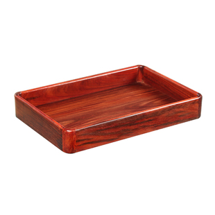 天纵赞比亚血檀托盘水杯盘子餐具酒店茶杯茶具客厅零食咖啡机茶盘