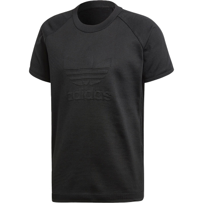 Adidas/阿迪达斯正品三叶草Knitted Tee 男士短袖上衣CW1350