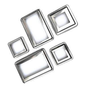 304不锈钢装饰盖加厚201方管遮丑楼梯扶手立柱脚盖方饰盖精品饰盖