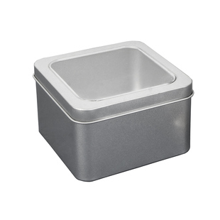 慕斯蛋糕盒子马口铁千层小西点提拉米苏罐子透明铁罐甜品包装盒子