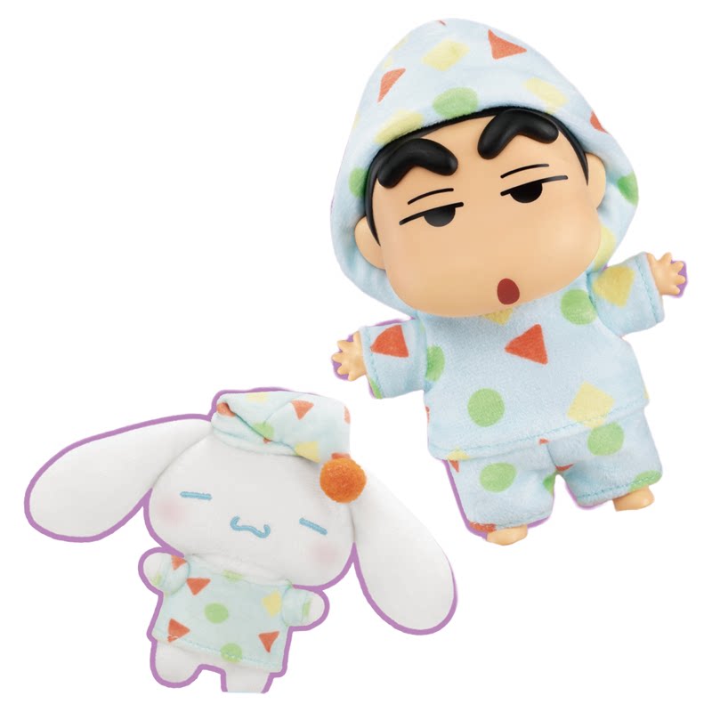 TOPTOY大耳狗x蜡笔小新游乐梦境毛绒挂饰