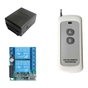 两2双路无线遥控开关5V/12V/24V灯具水泵电机正反转继电器模块