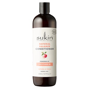 Sukin苹果味天然平衡护发素女500mL 柔顺顺滑毛躁干枯滋润保湿