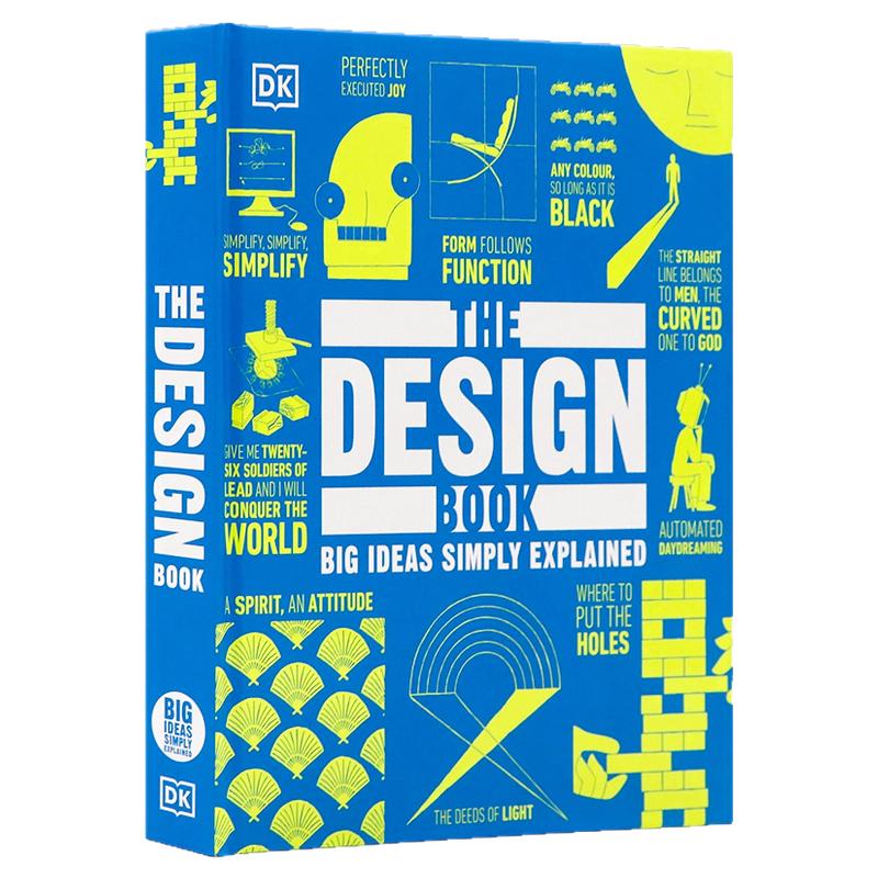 DK人类的思想百科丛书 英文原版 The Design Book 设计百科图解英文原版学科科普全彩铜版纸精装 Big Ideas Simply Explained