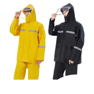 雨衣雨裤套装男全身防水分体式成人电动车外卖骑手防暴雨骑行雨披