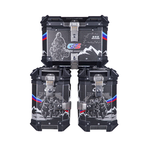 星骑侠NX500高强度铝合金摩托车三箱防水密封NX400/cb500后备箱